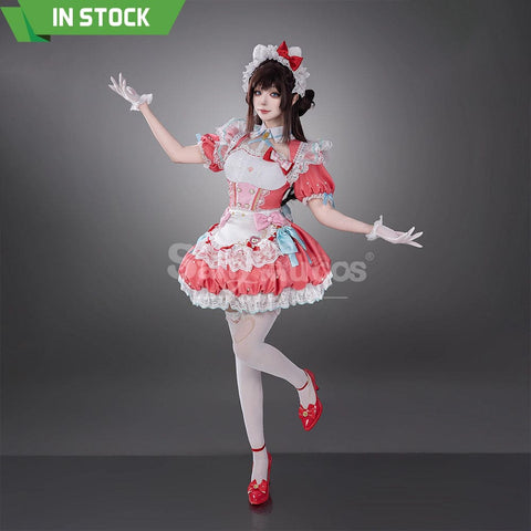 【Pre-Sale】Game Naraka: Bladepoint & Sanrio Company Ltd. Cosplay Kitty Kurumi Cosplay Costume Cosplay Costumes
