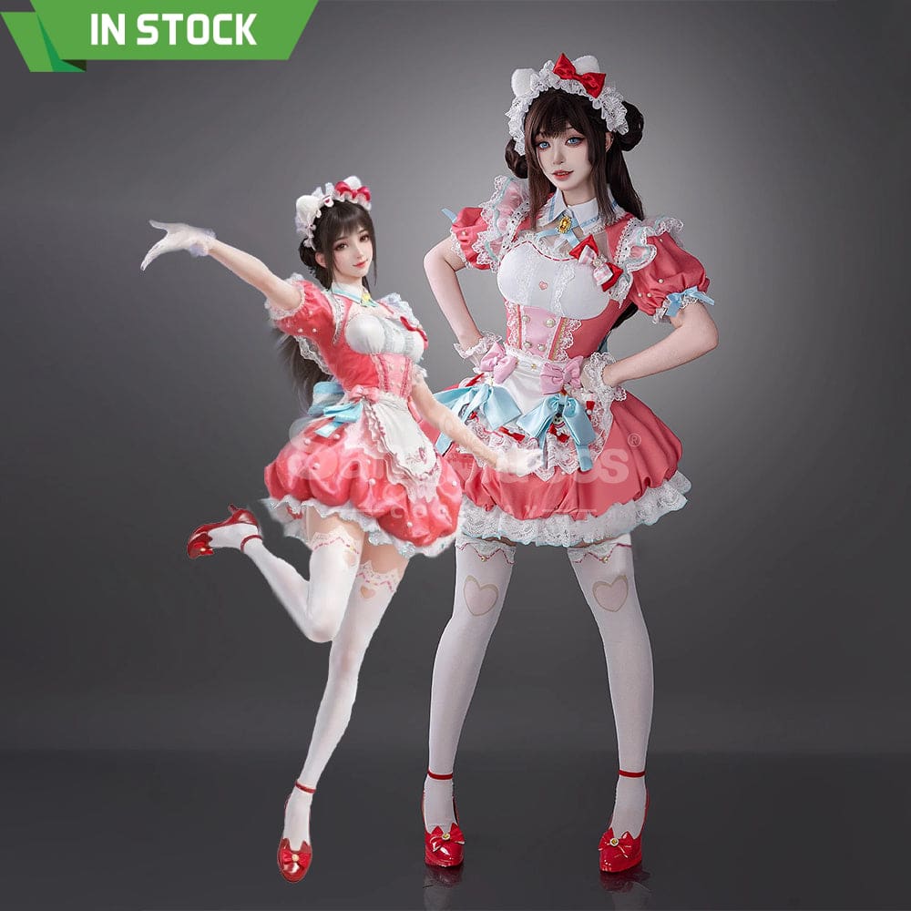 【Pre-Sale】Game Naraka: Bladepoint & Sanrio Company Ltd. Cosplay Kitty Kurumi Cosplay Costume Cosplay Costumes