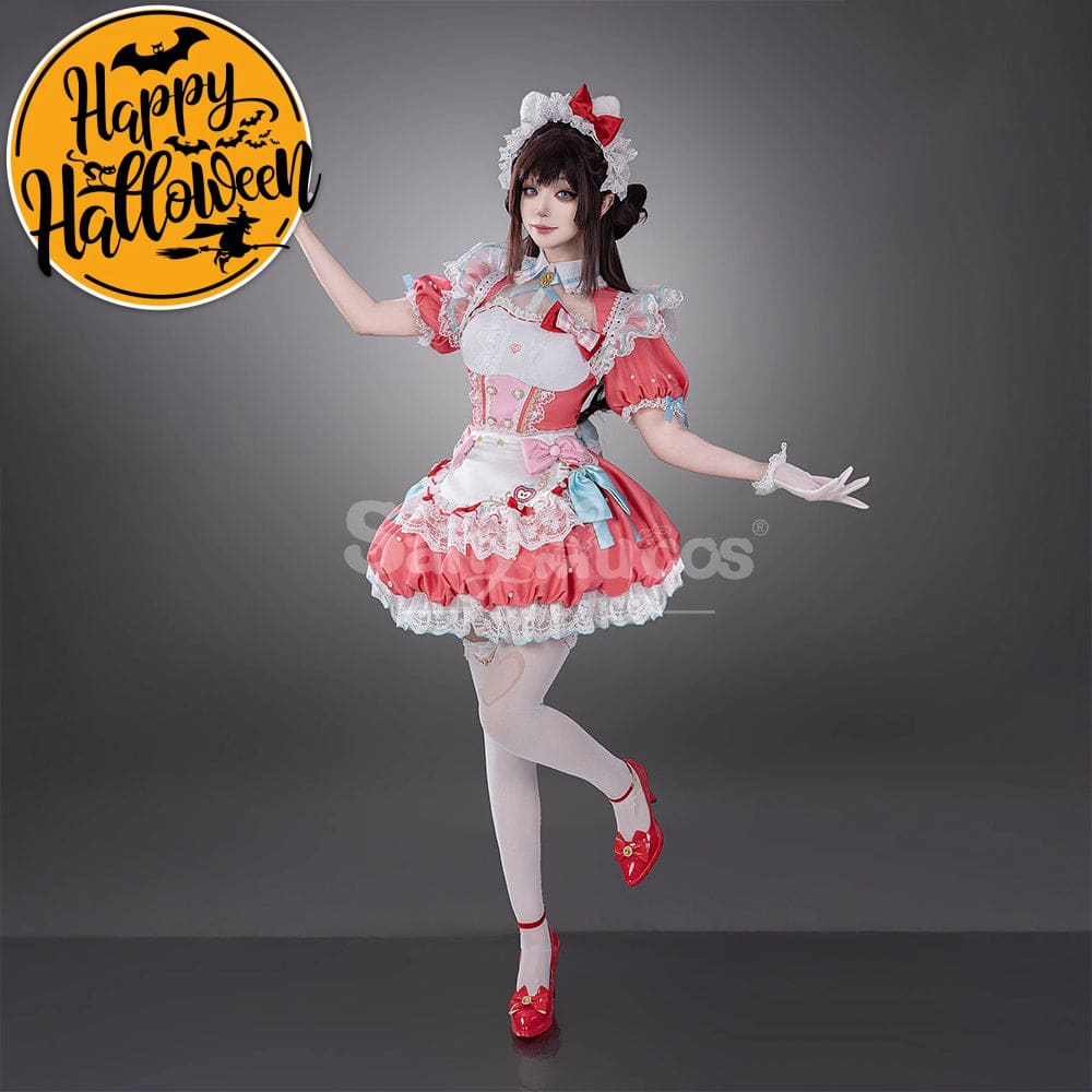 【Pre-Sale】Game Naraka: Bladepoint & Sanrio Company Ltd. Cosplay Kitty Kurumi Cosplay Costume Cosplay Costumes