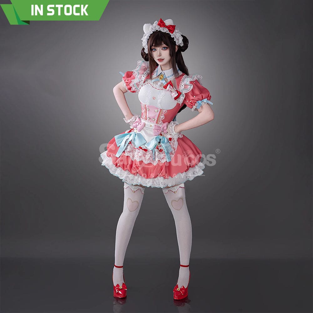 【Pre-Sale】Game Naraka: Bladepoint & Sanrio Company Ltd. Cosplay Kitty Kurumi Cosplay Costume Cosplay Costumes