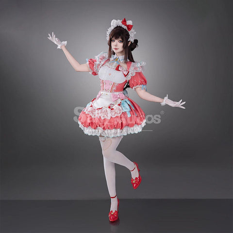 【Pre-Sale】Game Naraka: Bladepoint & Sanrio Company Ltd. Cosplay Kitty Kurumi Cosplay Costume Cosplay Costumes