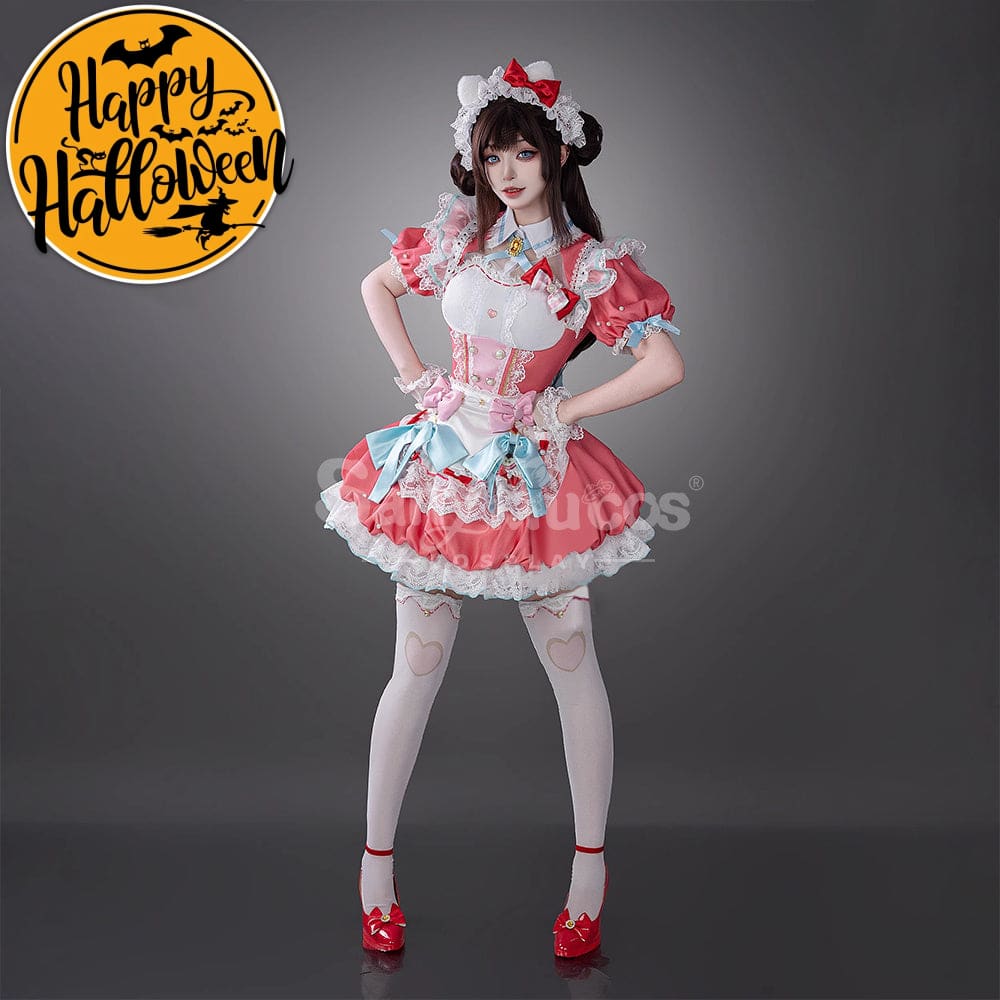 【Pre-Sale】Game Naraka: Bladepoint & Sanrio Company Ltd. Cosplay Kitty Kurumi Cosplay Costume Cosplay Costumes