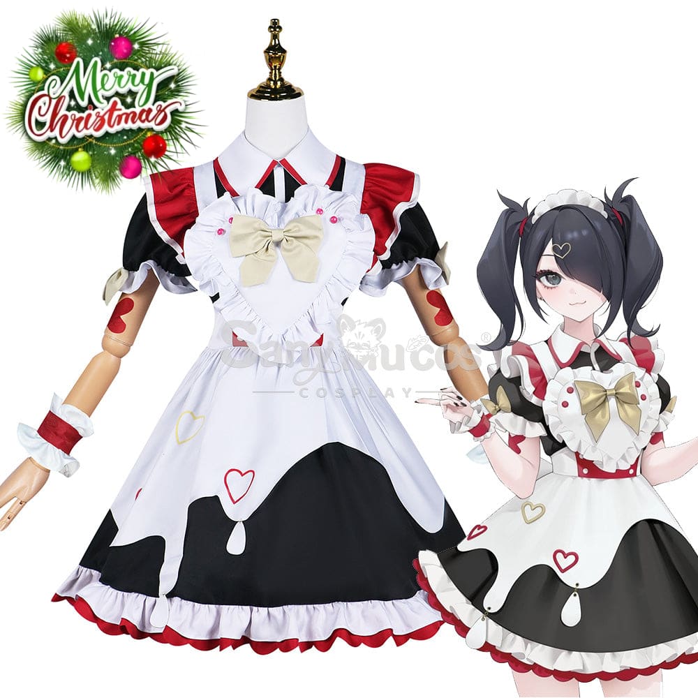 【In Stock】Game Needy Streamer Overload Cosplay Ame-Chan X Sweets Paradise Maid Costume Costumes