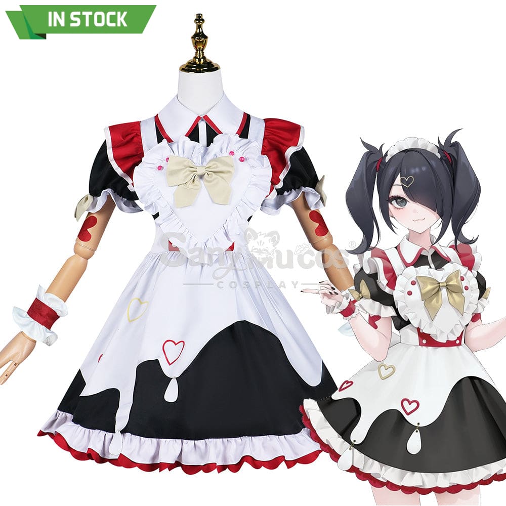 【In Stock】Game Needy Streamer Overload Cosplay Ame-Chan X Sweets Paradise Maid Costume Costumes