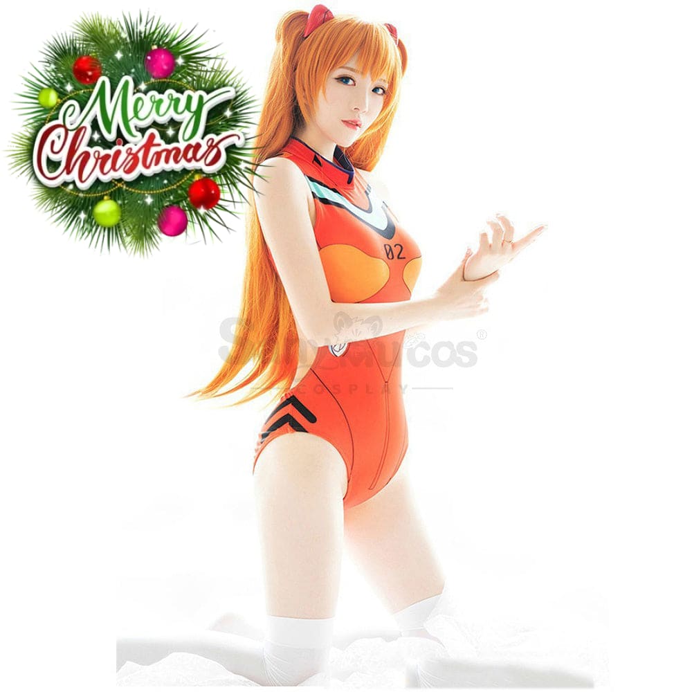 【In Stock】Game Neon Genesis Evangelion Cosplay Swimsuit Asuka Langley Soryu/Rei