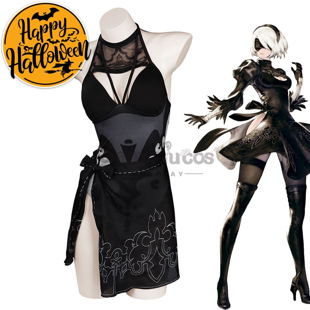 Game Nier:automata Cosplay Swimsuit Yorha No. 2 Type B Costume供应商已下架 Costumes