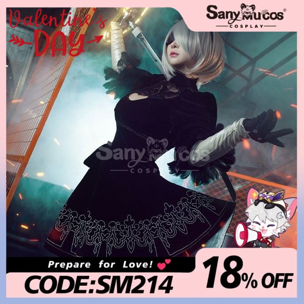 【In Stock】Game Nier: Automata Cosplay Yorha No.2 Type B Costume Costumes