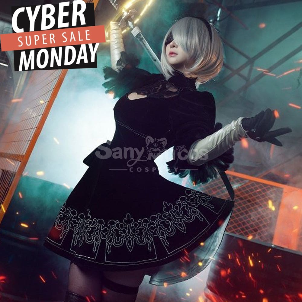 【In Stock】Game Nier: Automata Cosplay Yorha No.2 Type B Costume Costumes