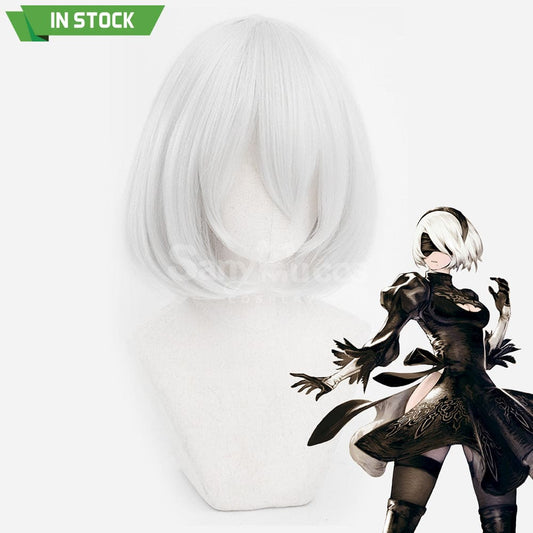 【In Stock】Game Nier: Automata Cosplay Yorha No.2 Type B Wig Wigs 1000