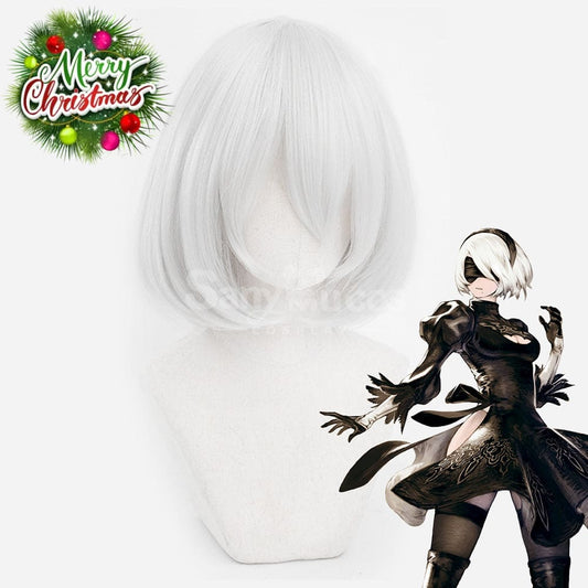 【In Stock】Game Nier: Automata Cosplay Yorha No.2 Type B Wig Wigs 1000
