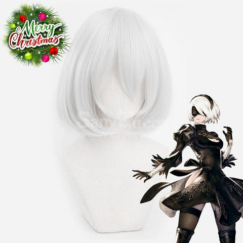 【In Stock】Game Nier: Automata Cosplay Yorha No.2 Type B Wig Wigs