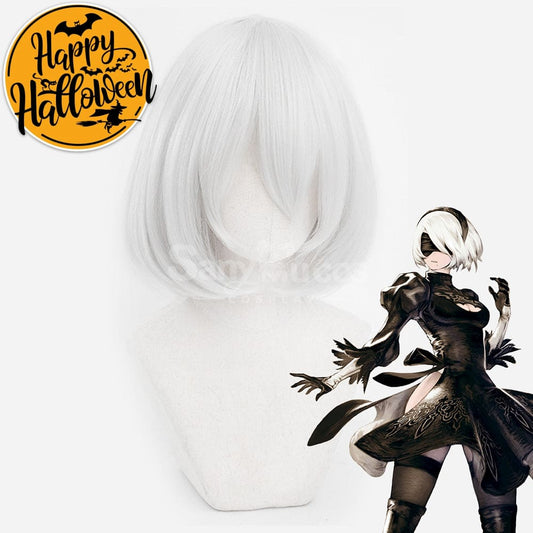 【In Stock】Game Nier: Automata Cosplay Yorha No.2 Type B Wig Wigs 1000