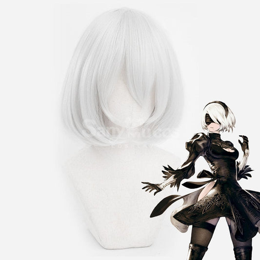 【In Stock】Game Nier: Automata Cosplay Yorha No.2 Type B Wig Wigs 1000