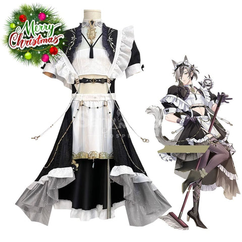 【Pre-Sale】Game Nu:carnival Cosplay Maid Rei Costume Costumes