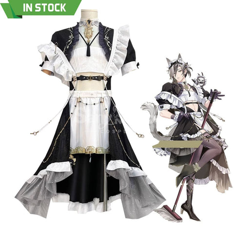 【Pre-Sale】Game Nu:carnival Cosplay Maid Rei Costume Costumes