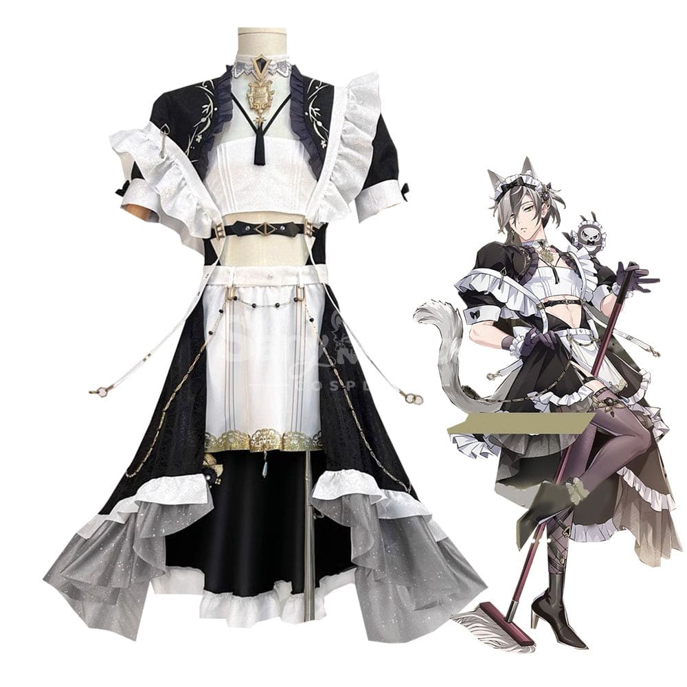 【Pre-Sale】Game Nu:carnival Cosplay Maid Rei Costume Costumes