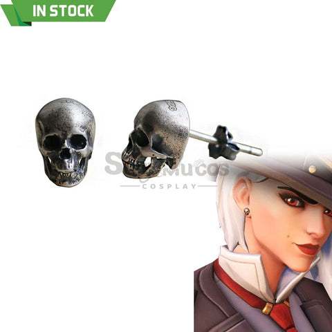 【In Stock】Game Overwatch 2 Cosplay Ashe Earrings Accessory Prop