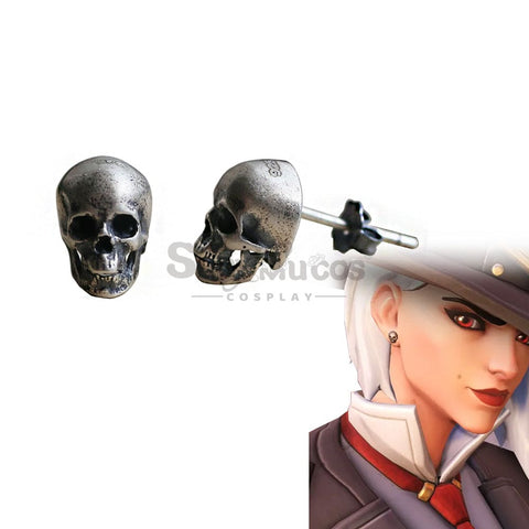 【In Stock】Game Overwatch 2 Cosplay Ashe Earrings Accessory Prop