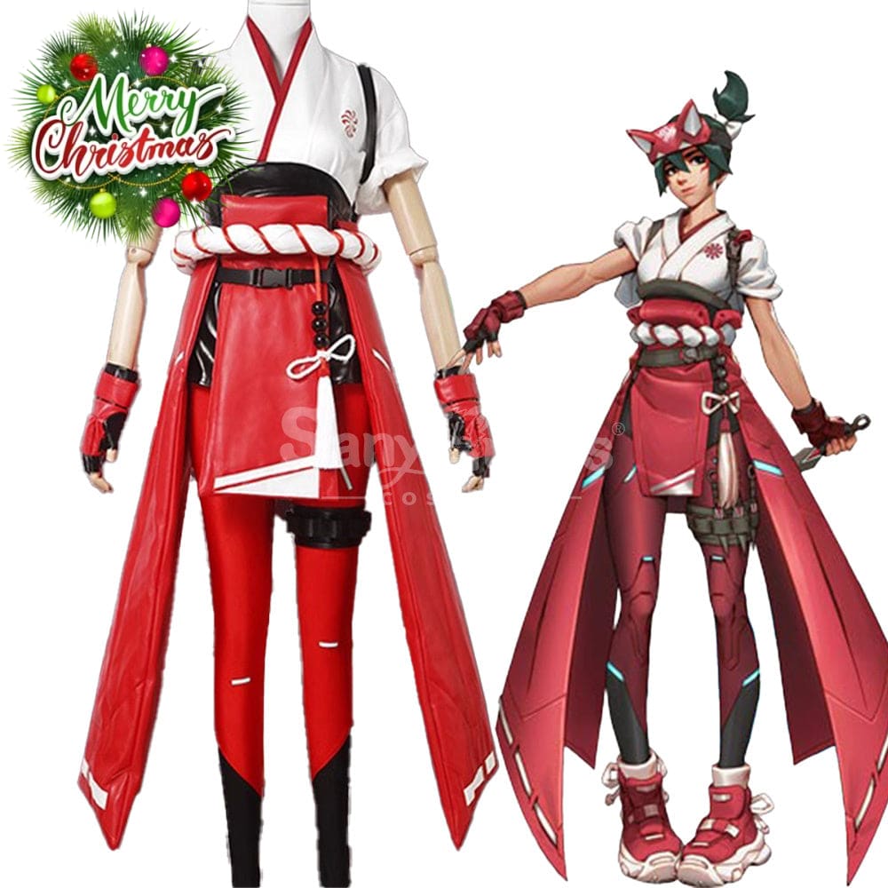 【In Stock】Game Overwatch Cosplay Kiriko Costume Costumes