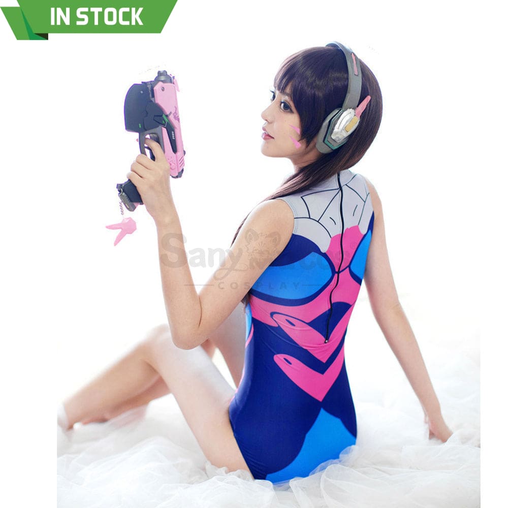 【In Stock】Game Overwatch Cosplay Swimsuit Dva Costume Costumes