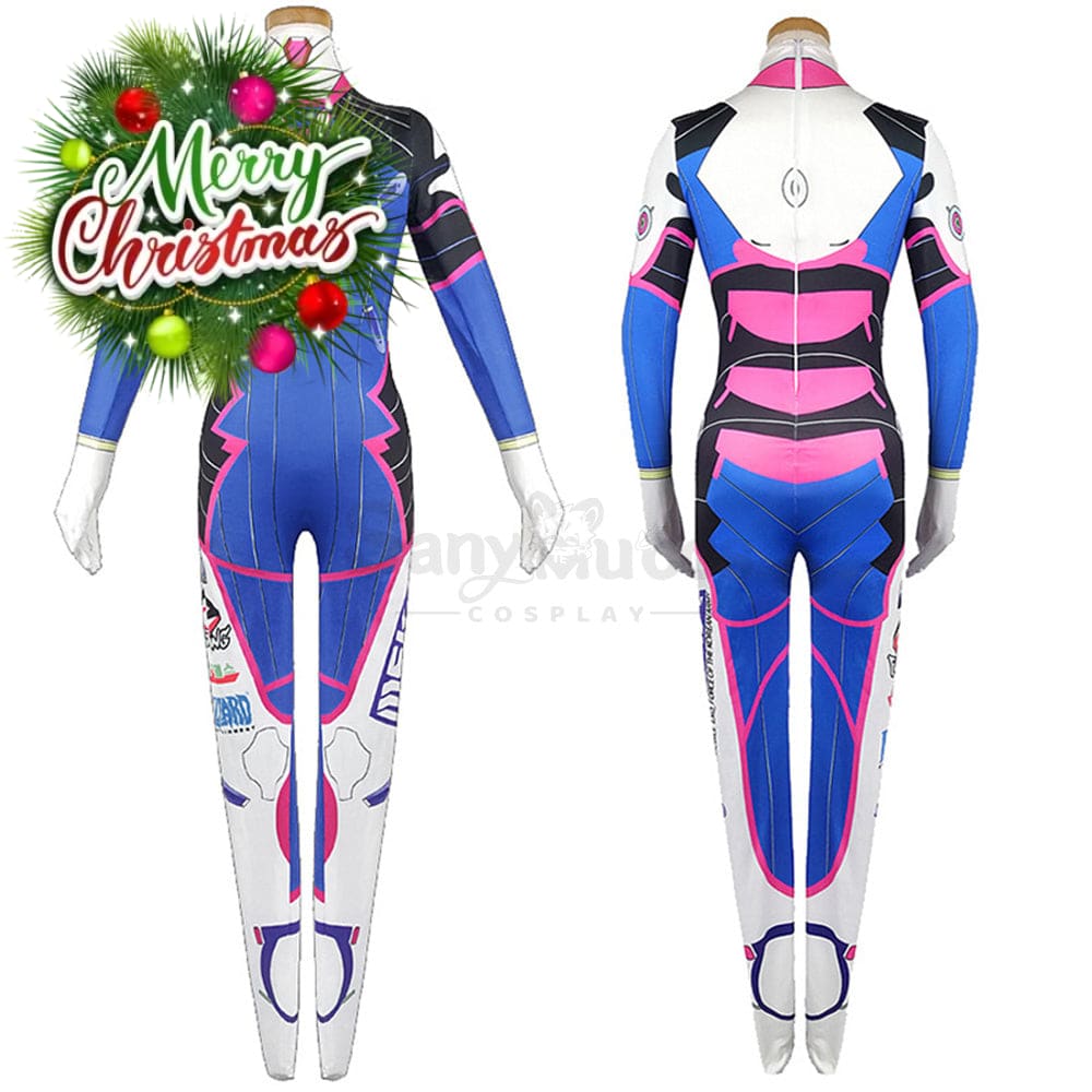 【In Stock】Game Overwatch D.va Cosplay Bodysuit Classic Dva Suit Costumes