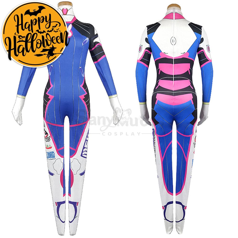 【In Stock】Game Overwatch D.va Cosplay Bodysuit Classic Dva Suit Costumes