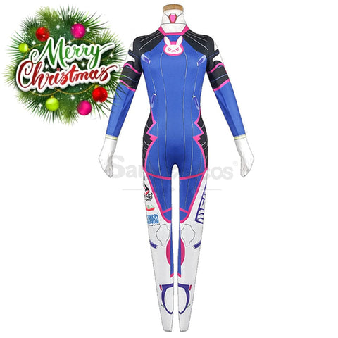 【In Stock】Game Overwatch D.va Cosplay Bodysuit Classic Dva Suit Costumes