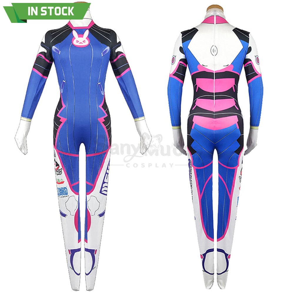 【In Stock】Game Overwatch D.va Cosplay Bodysuit Classic Dva Suit Costumes