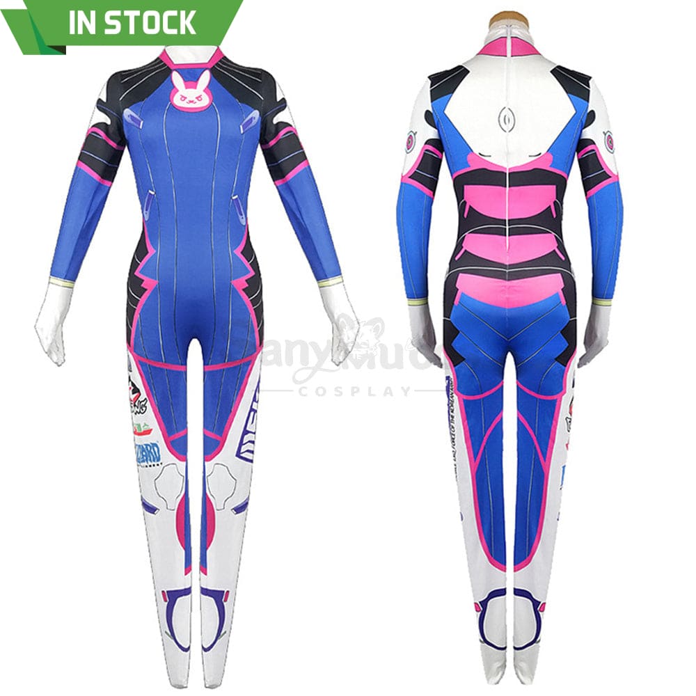 【In Stock】Game Overwatch D.va Cosplay Bodysuit Classic Dva Suit Costumes