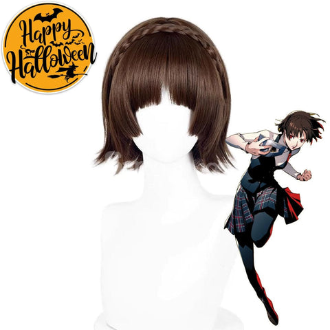 【In Stock】Game Persona 5 Cosplay Makoto Niijima Cosplay Wig Cosplay Wigs