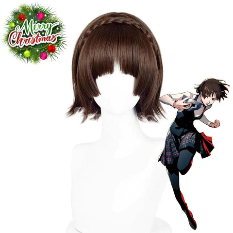 【In Stock】Game Persona 5 Cosplay Makoto Niijima Cosplay Wig Cosplay Wigs