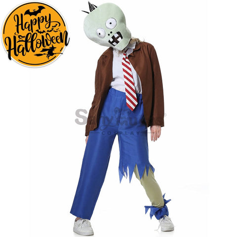 【In Stock】Game Plants Vs. Zombies Cosplay Zombie Costume Female Costumes