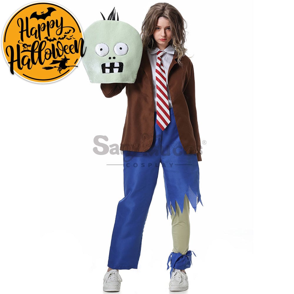 【In Stock】Game Plants Vs. Zombies Cosplay Zombie Costume Female Costumes