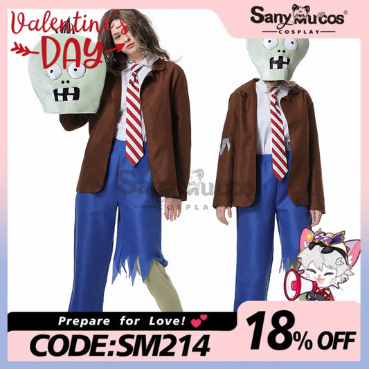 【In Stock】Game Plants Vs. Zombies Cosplay Zombie Costume Female Costumes 1000