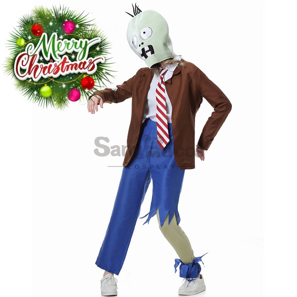 【In Stock】Game Plants Vs. Zombies Cosplay Zombie Costume Female Costumes