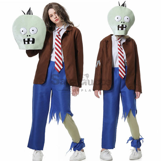 【In Stock】Game Plants Vs. Zombies Cosplay Zombie Costume Female Costumes 1000