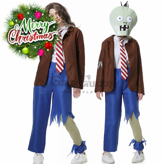 【In Stock】Game Plants Vs. Zombies Cosplay Zombie Costume Female Costumes 1000