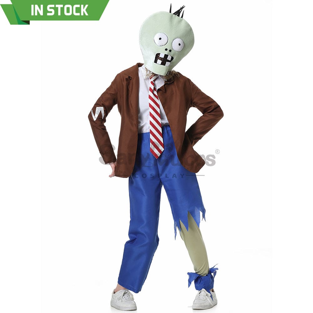 【In Stock】Game Plants Vs. Zombies Cosplay Zombie Costume Female Costumes