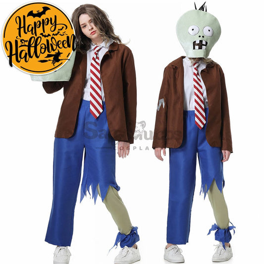 【In Stock】Game Plants Vs. Zombies Cosplay Zombie Costume Female Costumes 1000