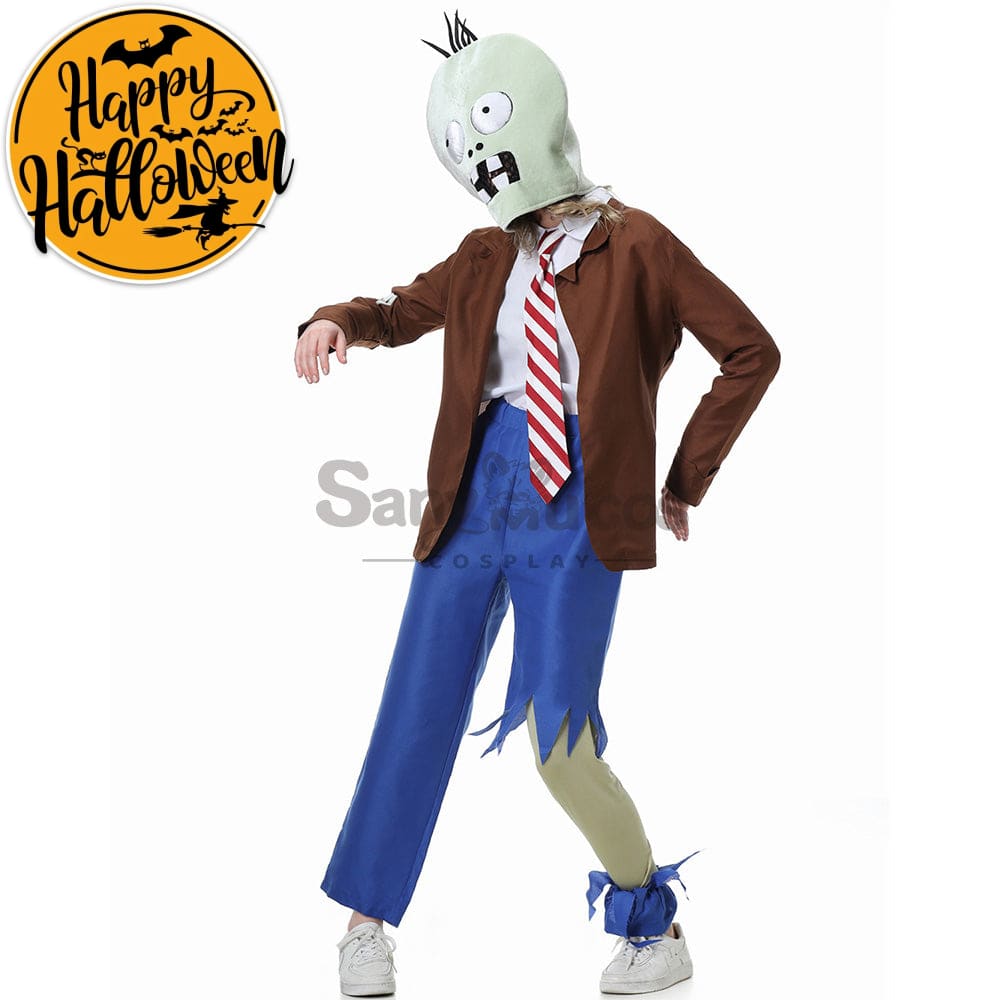 【In Stock】Game Plants Vs. Zombies Cosplay Zombie Costume Female Costumes