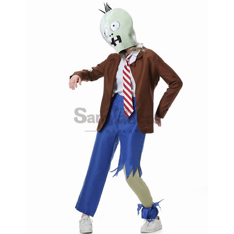 【In Stock】Game Plants Vs. Zombies Cosplay Zombie Costume Female Costumes