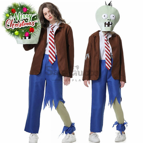 【In Stock】Game Plants Vs. Zombies Cosplay Zombie Costume Female Costumes