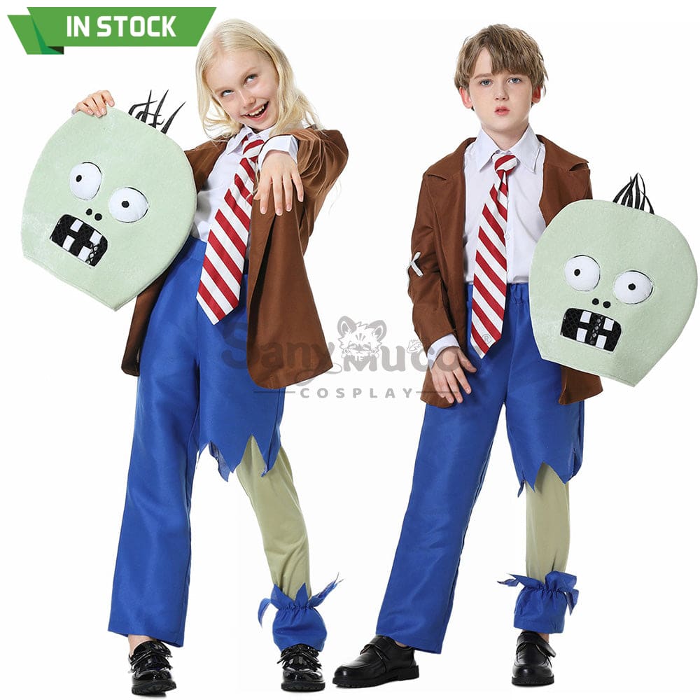 【In Stock】Game Plants Vs. Zombies Cosplay Zombie Costume Kids Costumes