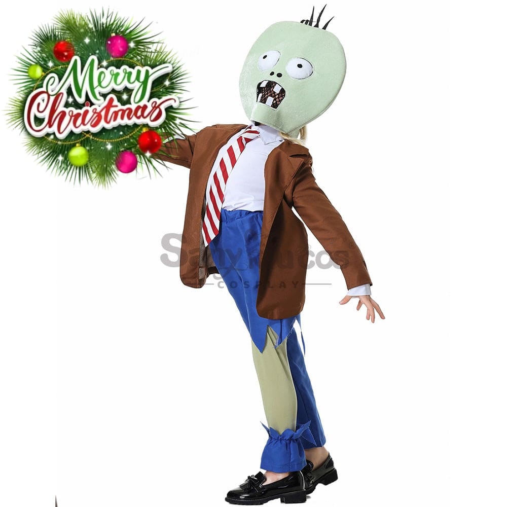 【In Stock】Game Plants Vs. Zombies Cosplay Zombie Costume Kids Costumes