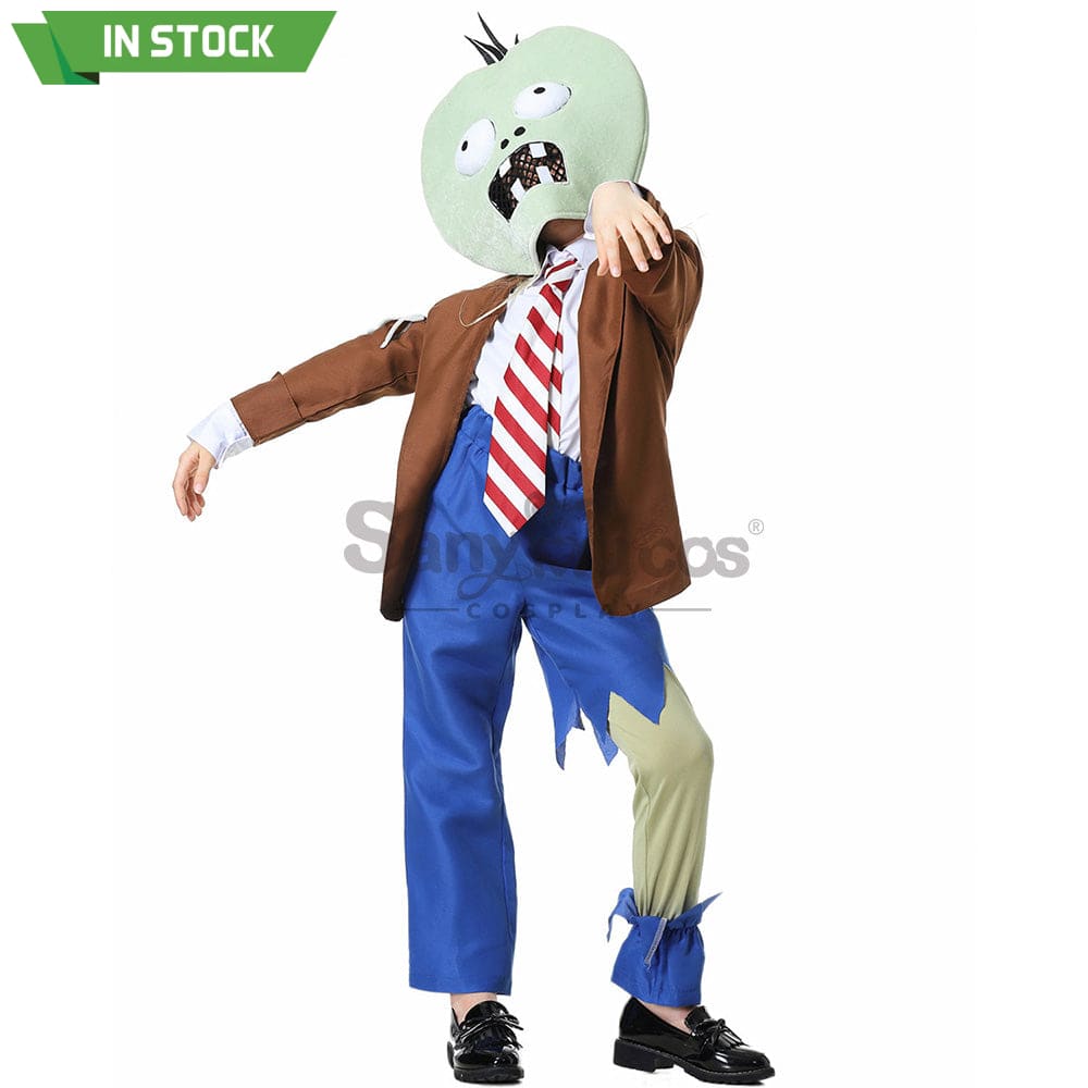 【In Stock】Game Plants Vs. Zombies Cosplay Zombie Costume Kids Costumes