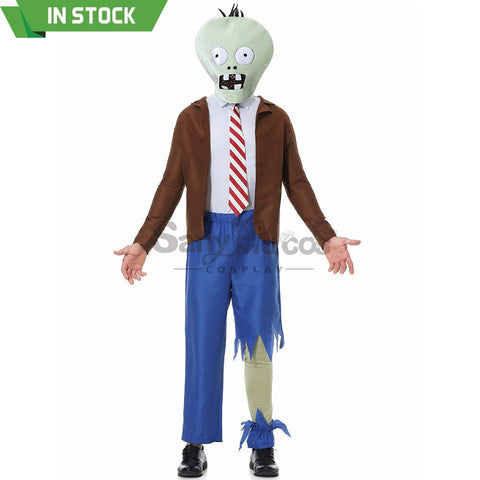 【In Stock】Game Plants Vs. Zombies Cosplay Zombie Costume Male Costumes