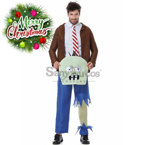 【In Stock】Game Plants Vs. Zombies Cosplay Zombie Costume Male Costumes