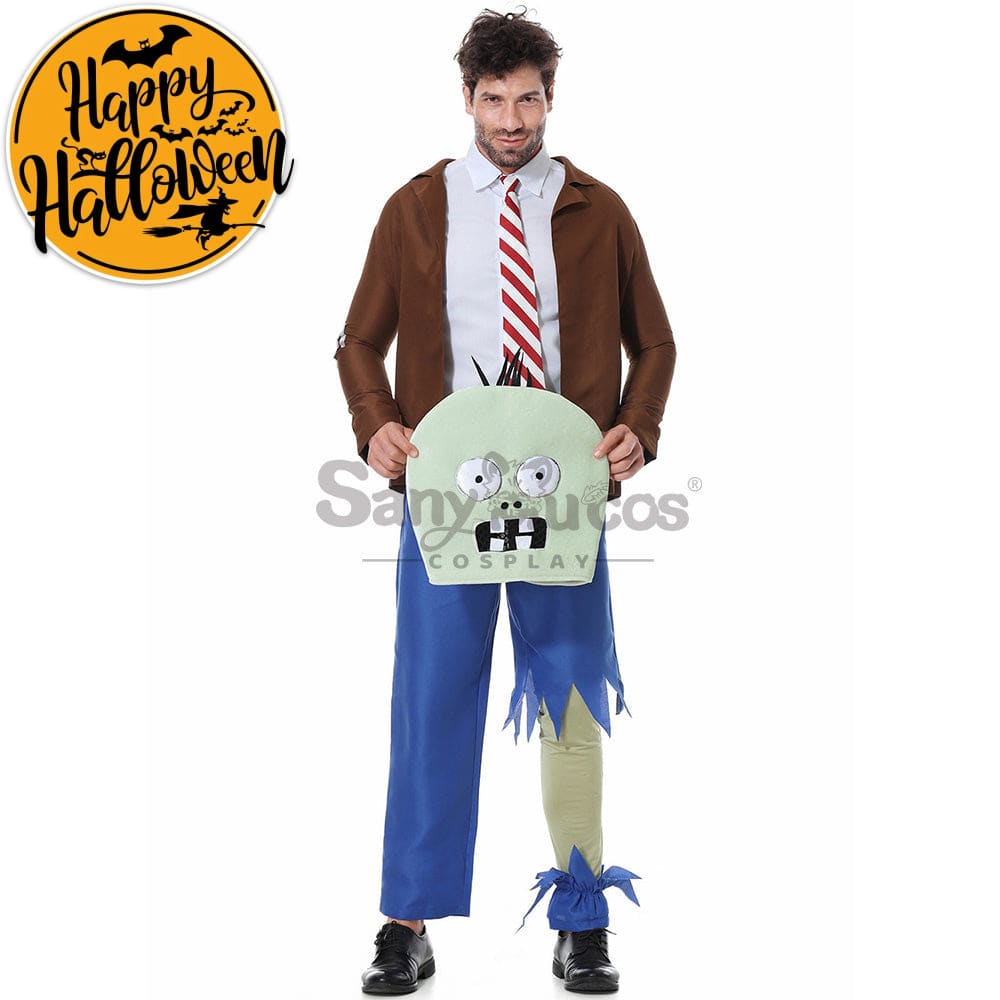 【In Stock】Game Plants Vs. Zombies Cosplay Zombie Costume Male Costumes