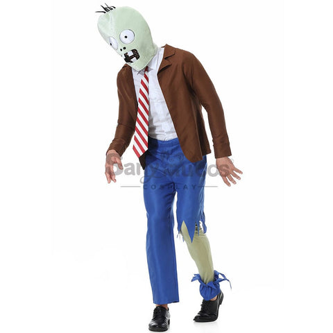 【In Stock】Game Plants Vs. Zombies Cosplay Zombie Costume Male Costumes