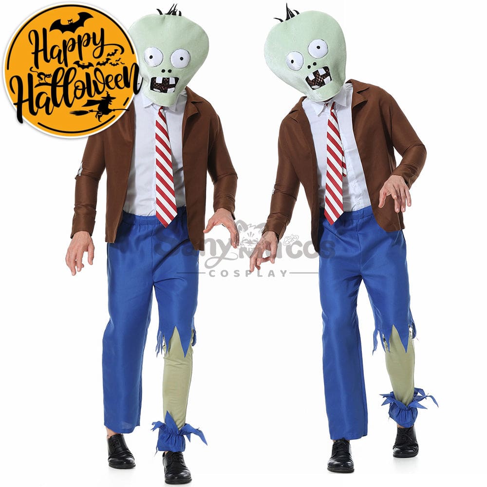 【In Stock】Game Plants Vs. Zombies Cosplay Zombie Costume Male Costumes